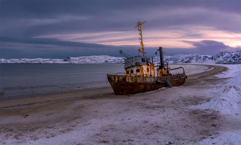 природа, пейзаж, север, кольский, панорама, природа россии, дикая природа, закат, свет, облака, вечер, тундра Экспонат фото превью