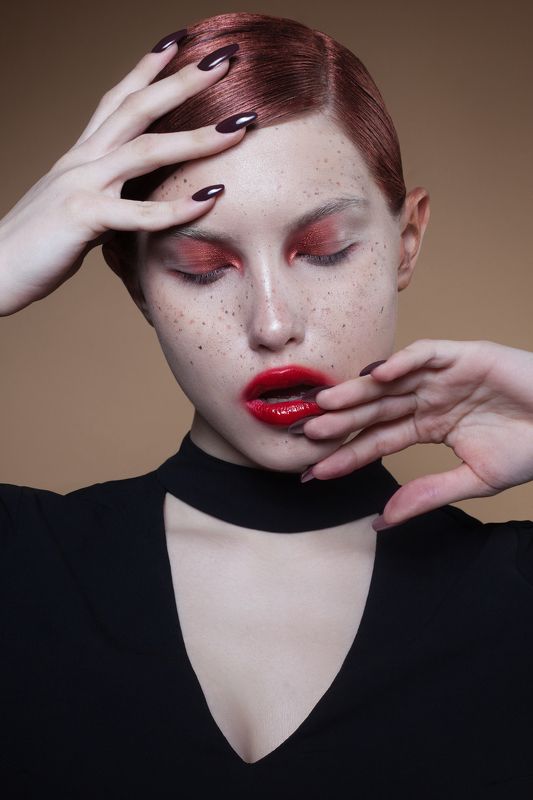 beauty, portrait, makeup, retouch, woman After фото превью