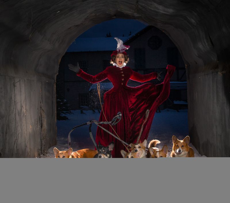 Ночь.  Улица. Фонарь....В аптеку) фото превью