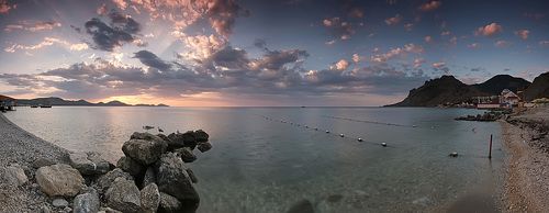 Бухта Тихая.