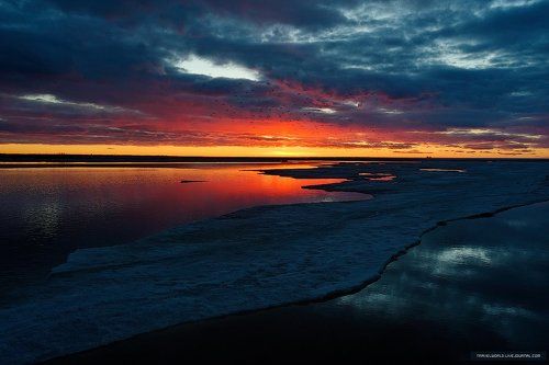 Sunset in St.Petersburg
