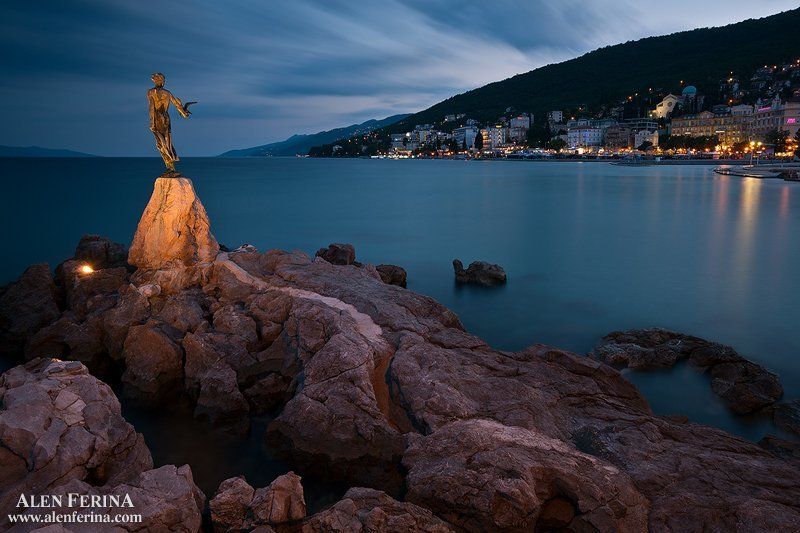 Aббатстве в синий час, Кварнер, Хорватия фото превью