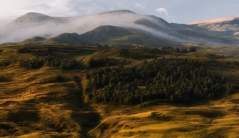 Утро в горах. фото превью