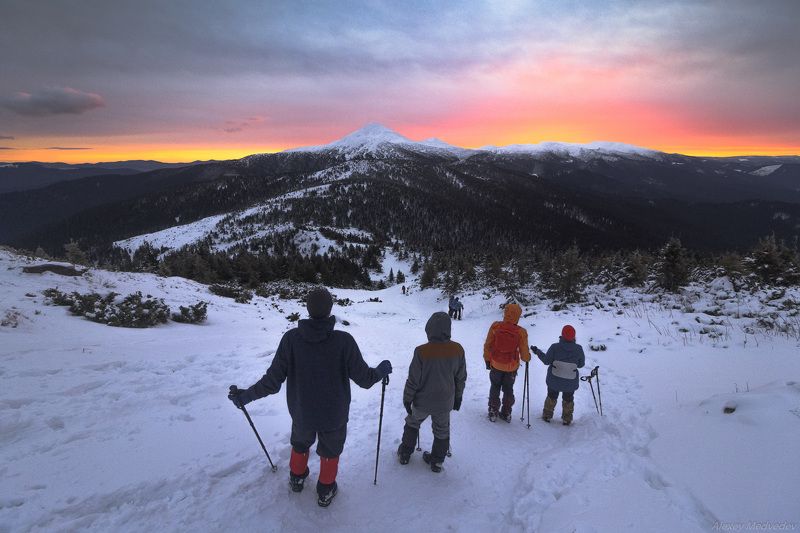 Карпаты. Украина, петрос, зима Заслужили фото превью