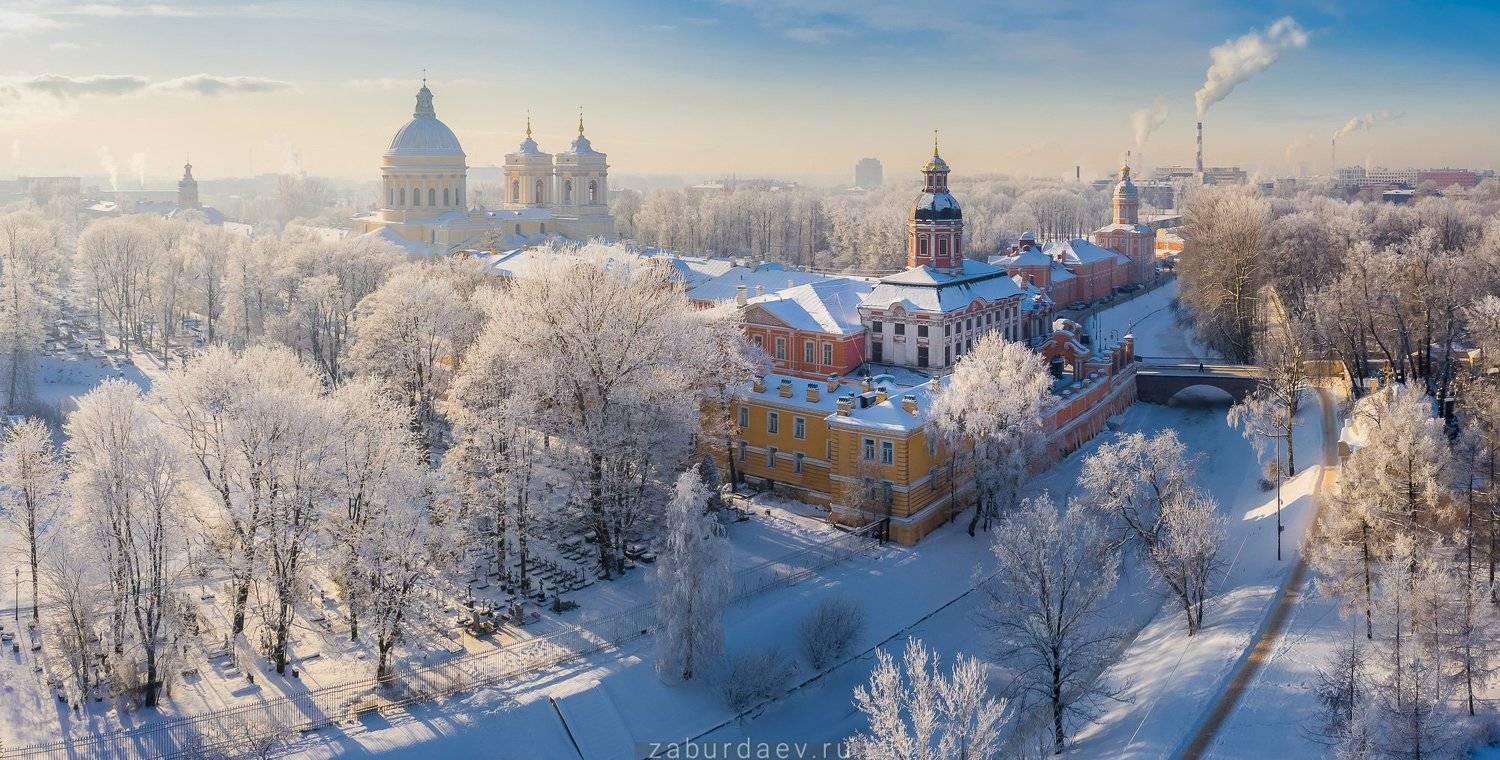 россия, зима, снег, дрон, питер, петербург, Станислав Забурдаев