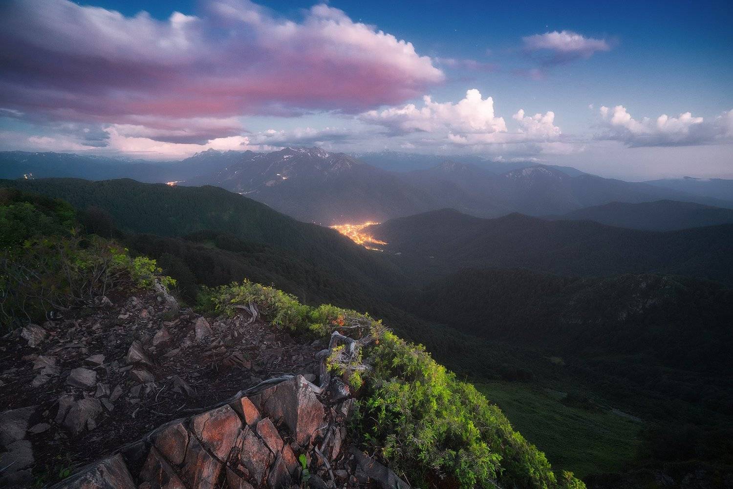 горы, лето, кавказ, пейзаж, красная поляна, Tania Leschinskaya