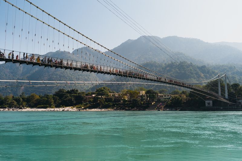 landscape Gang India architecture Rishikesh Walking Bridge  фото превью