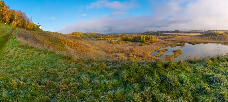 псков изборск осень листва городище природа заповедник ... фото превью