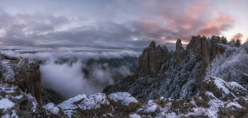 Зимний вечер на Ай-Петри