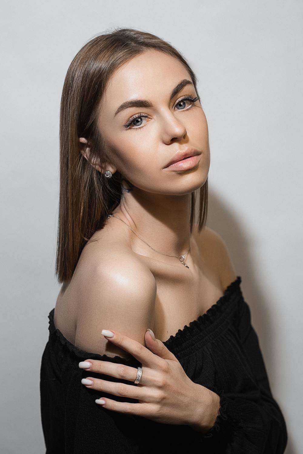 девушка, модель, портрет, фотосессия, студия, макияж, гламур, girl, beauty, perfect, pretty, model, modeling, young, portrait, make-up, творческий портрет, женский портрет, woman, young woman, glamour, Владимир Васильев