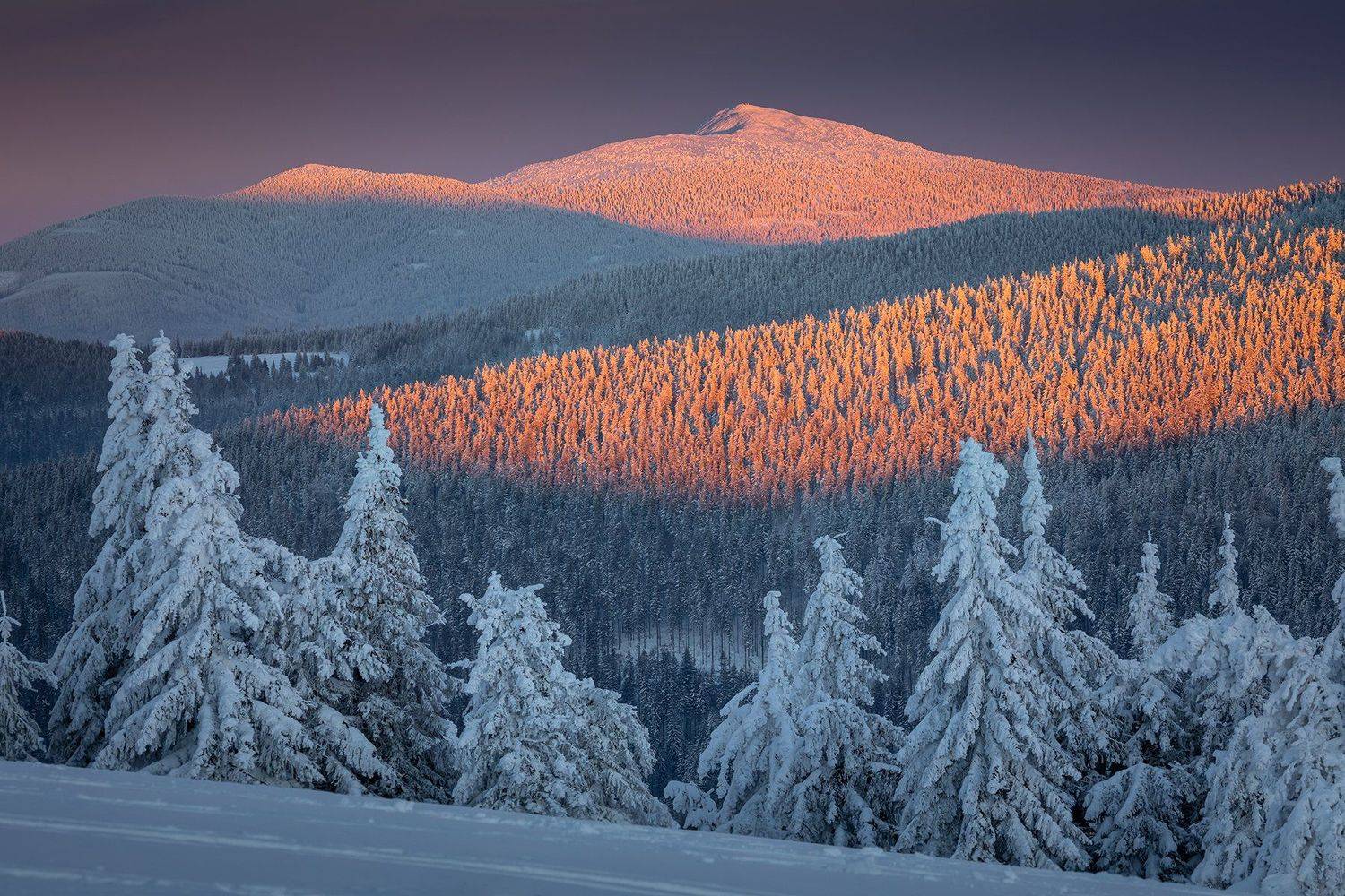 mountains, winter, poland, slovakia, Michał Kasperczyk