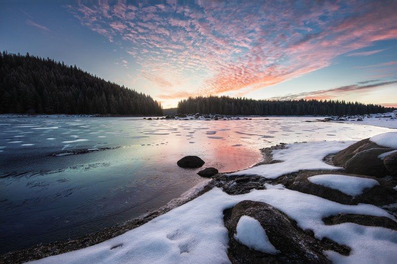 #landscape#nature#winter Sunrise at Shiroka poliana фото превью