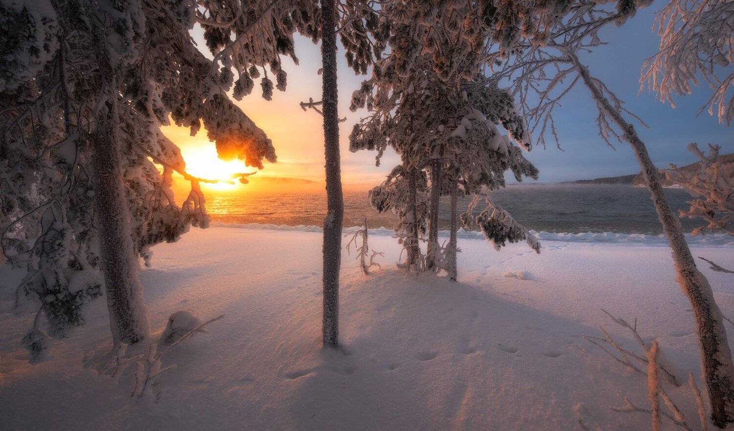 имандра,кольский,север,россия,вода,озеро,панорама,мурманская область, Виталий Истомин