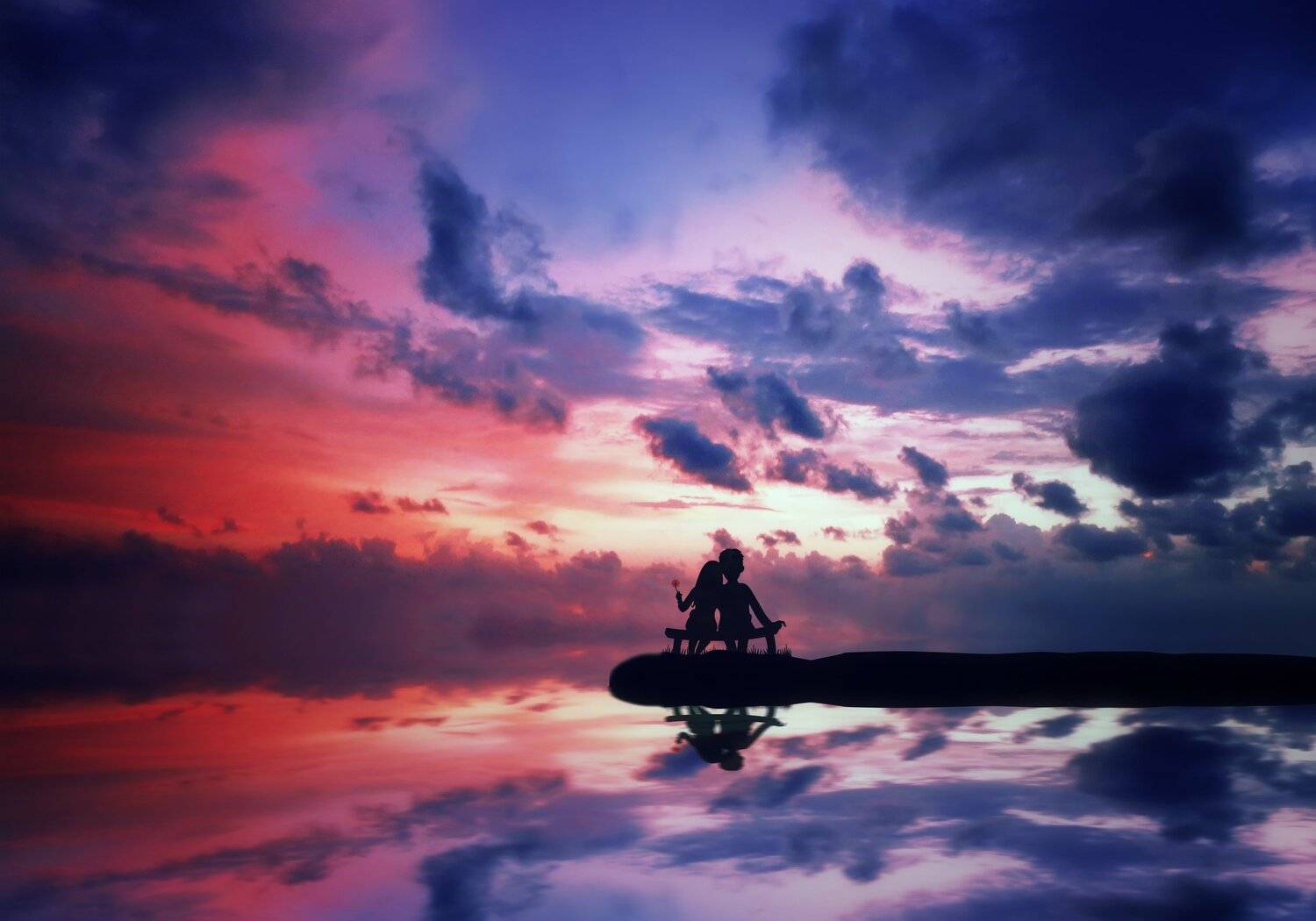 любовь, облака, море, Sergii Vidov