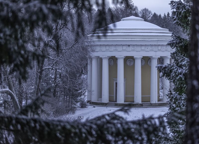 Павловск зимняя зарисовка фото превью