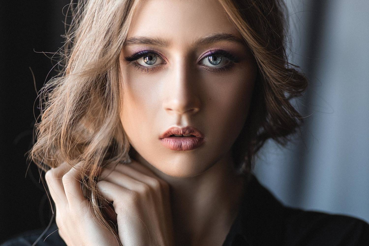 девушка, модель, портрет, фотосессия, студия, макияж, гламур, girl, beauty, perfect, pretty, model, modeling, young, portrait, make-up, творческий портрет, женский портрет, woman, young woman, glamour, Владимир Васильев