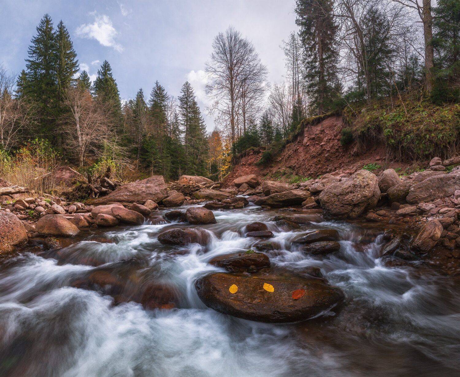 западный кавказ, шантацара, рожкао, осень, Николай Мысливцев
