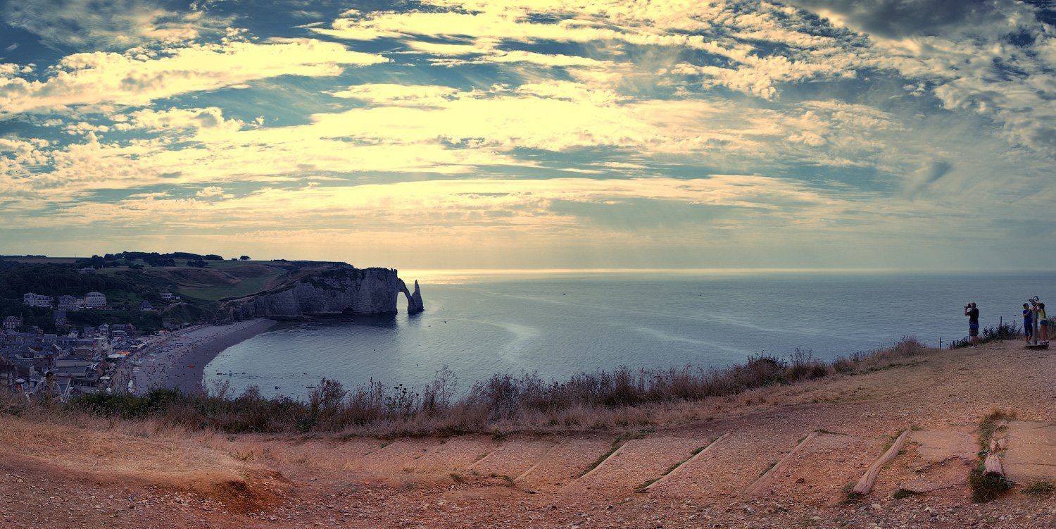 Алебастровое побережье, Нормандия, Франция, Этрета, Марина Никифорова