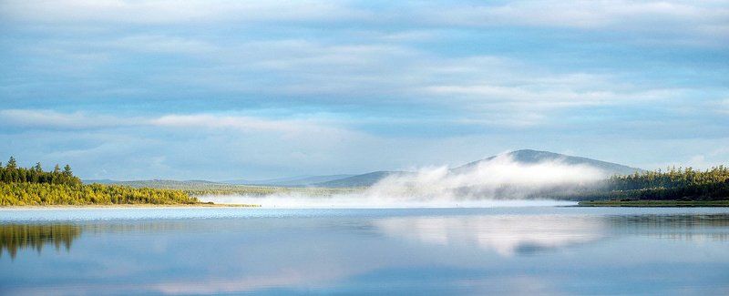 урал, утро, туман Утро вечера мудренее фото превью