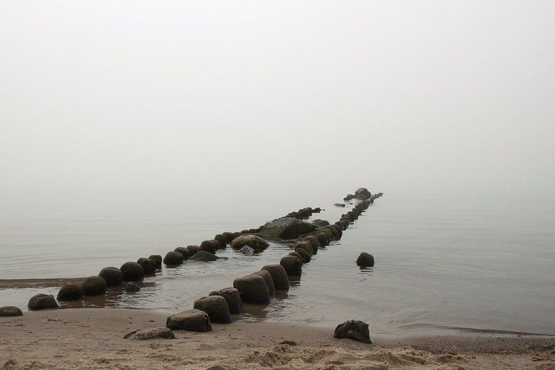 Балтика, Зеленоградск, Море, Туман Туман фото превью