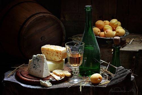 В винном погребке