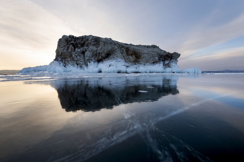 Байкал, лед  фото превью