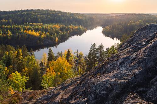 Осень на озере Треугольное