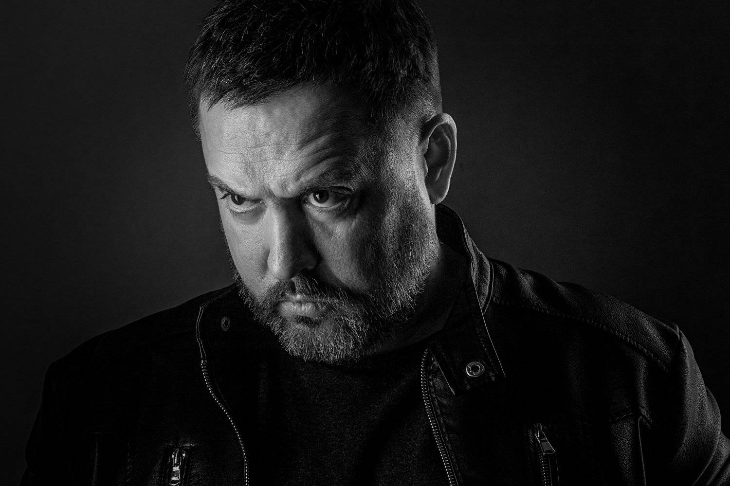 портрет, мужчина, чб, студия, Евгений Дёгтев