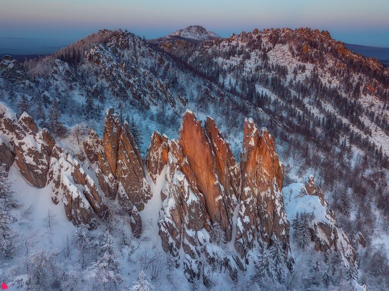 Перья, Двуглавая сопка, Таганай фото превью