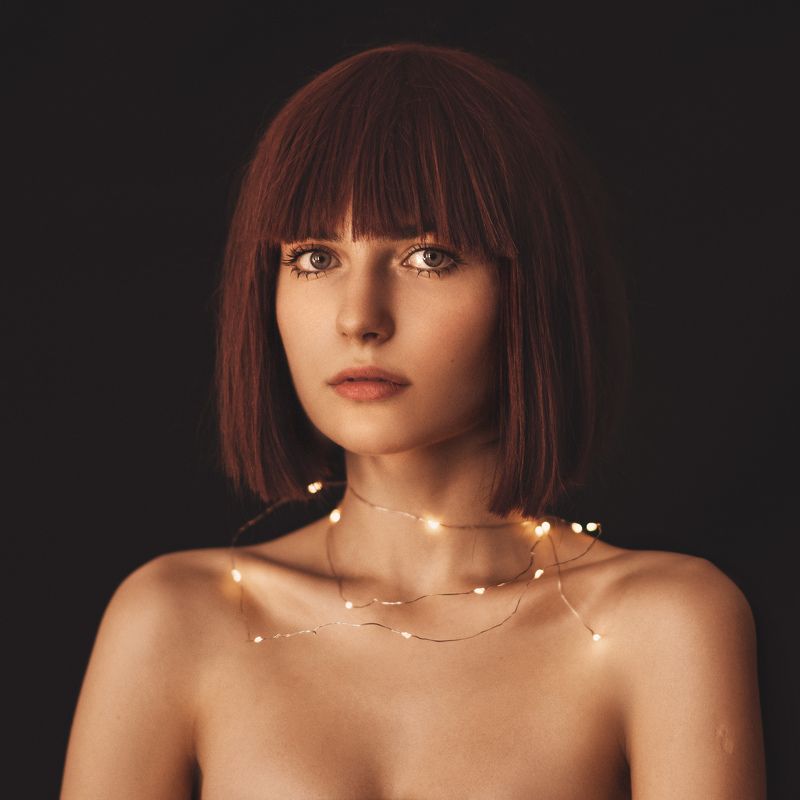 портрет, женский портрет, красота, гламур, взгяд, девушка, модель, студийный портрет  Anna фото превью