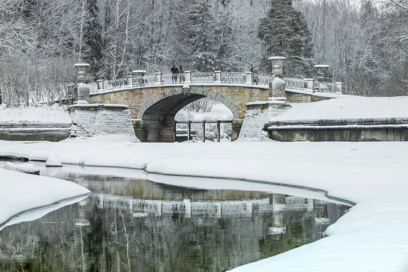Павловск зимняя зарисовка фото превью