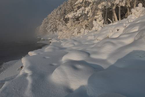 Морозные берега.