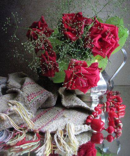 Красные розы