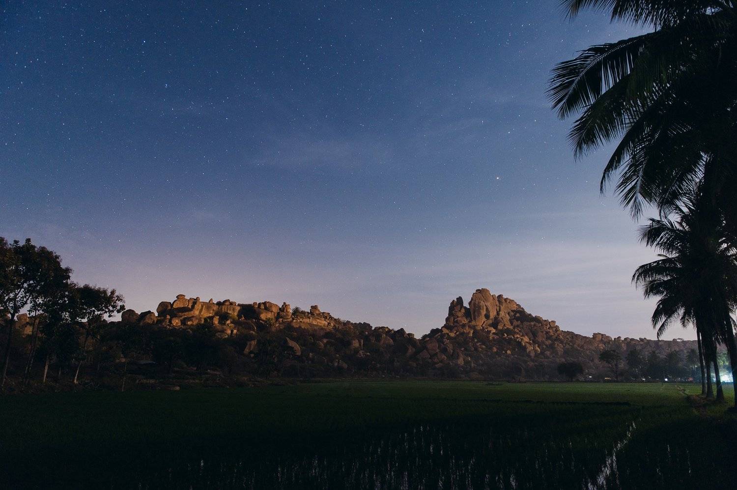 landscape stars India mountains india, Svetlana Magdalasova