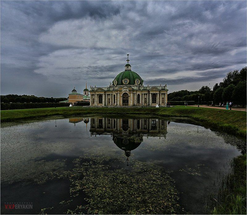 В Кусково дождь фото превью