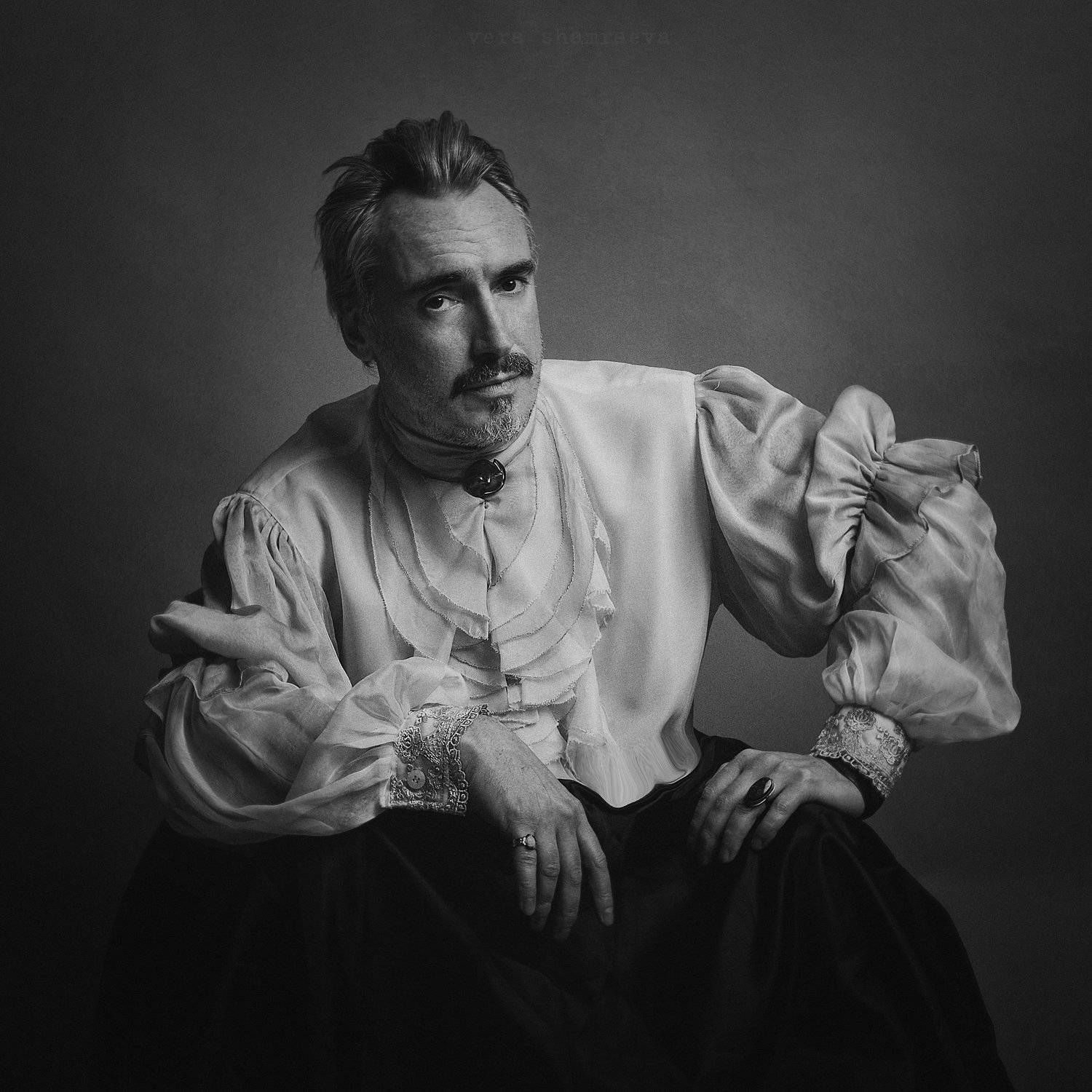 чб мужской портрет постановка вера шамраева, Вера Шамраева