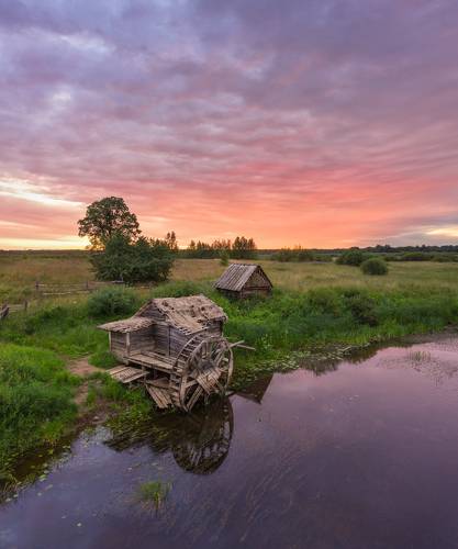 Рассвет в Новоржевской глубинке 