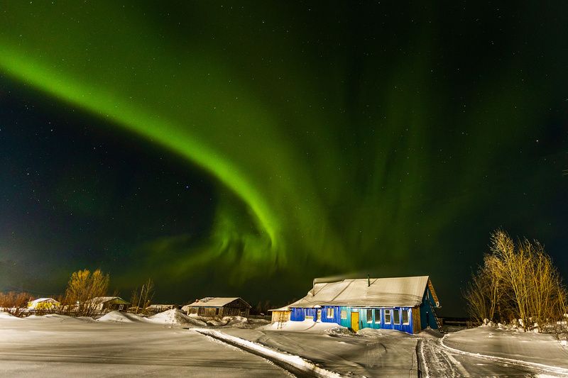 печора,север,коми,северное сияние,природные явления сс фото превью