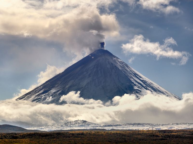 камчатка, вулкан, ключевской Ключевской... фото превью