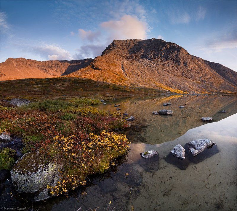 Autumn, Khibiny, Kola Peninsula, Mountains, Горы, Заполярье, Кольский, Малая белая, Осень, Тахтаръявр, Хибины Осенние сады фото превью