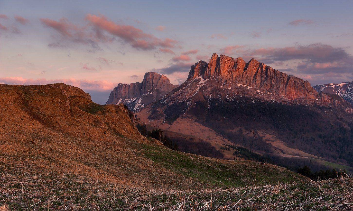 два, балагана, горы, кавказ, ачешбок, ФЁДОР
