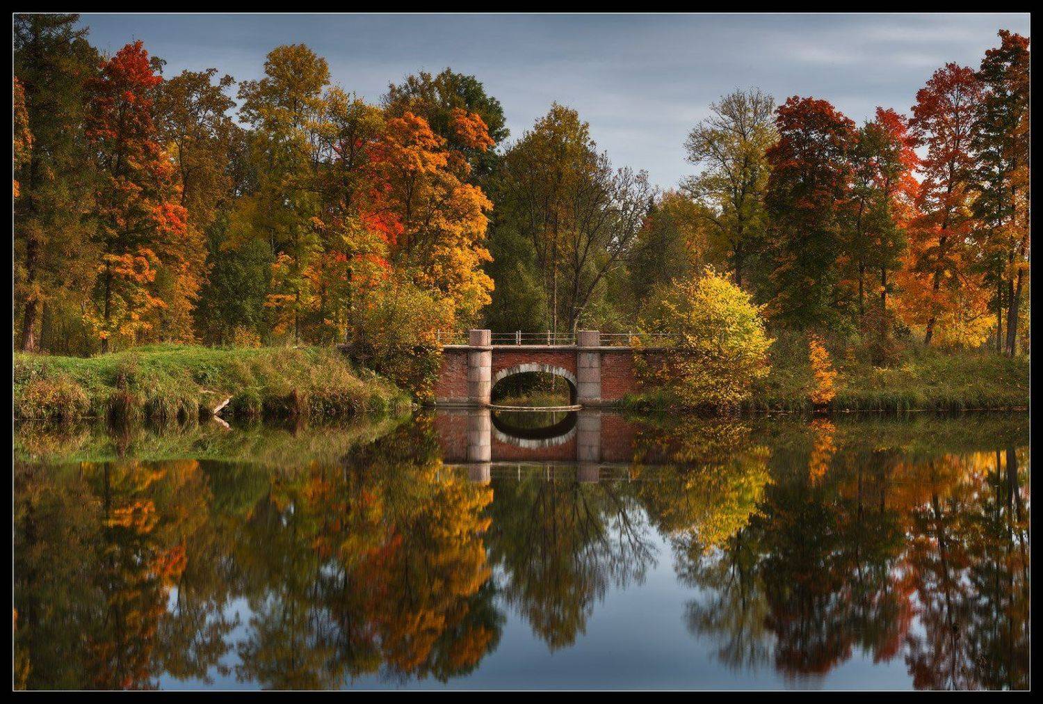 пушкин, царское, село, баболовский, парк, осень, Ilya Shtrom