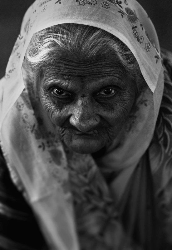Black & white, Eyes, Indian, Woman  фото превью
