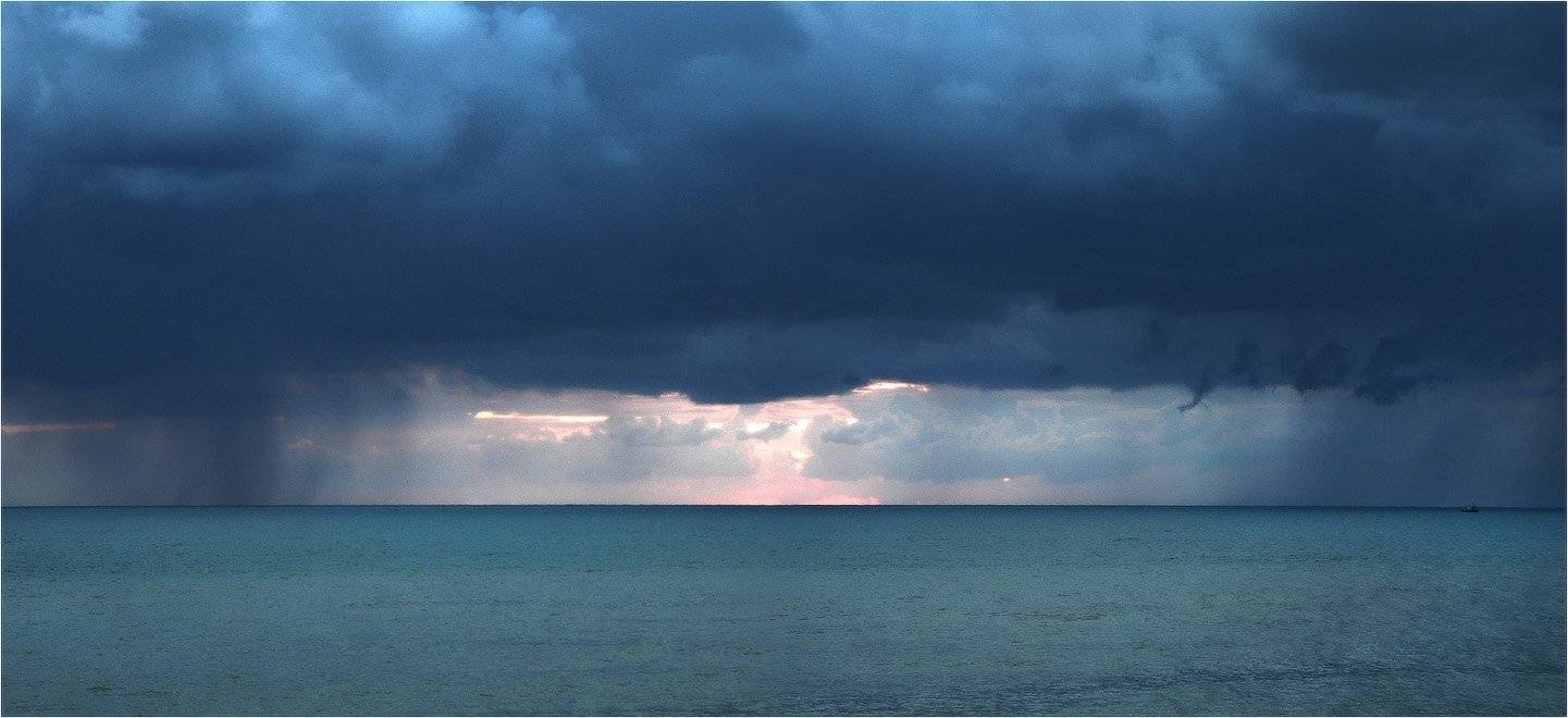 море, шторм, дождь, КарОл