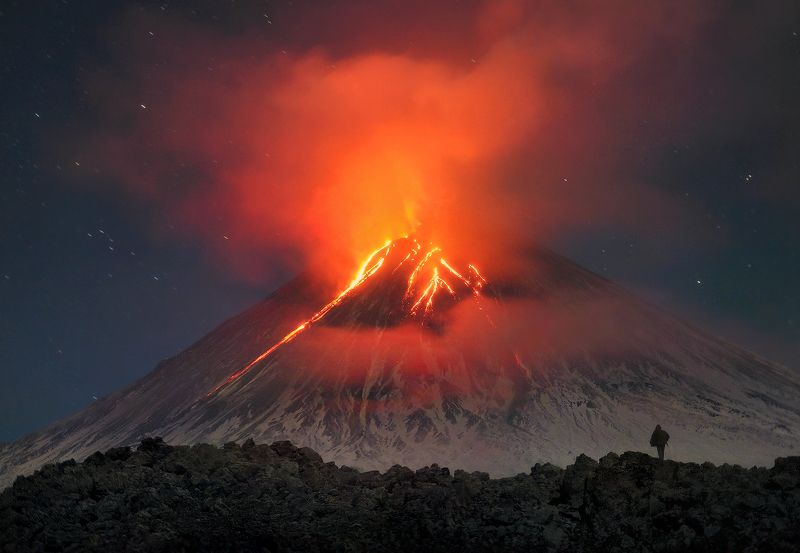 камчатка, вулкан, ключевской Ключевской... фото превью