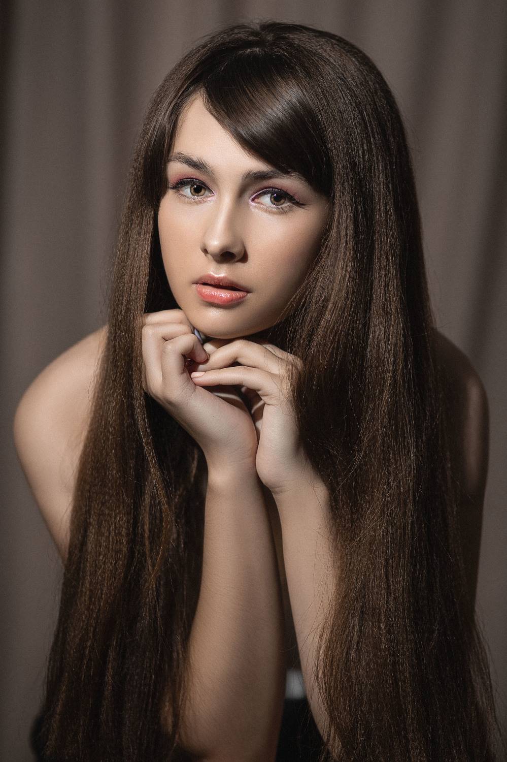 девушка, модель, портрет, фотосессия, студия, макияж, гламур, girl, beauty, perfect, pretty, model, modeling, young, portrait, make-up, творческий портрет, женский портрет, woman, young woman, glamour, Владимир Васильев