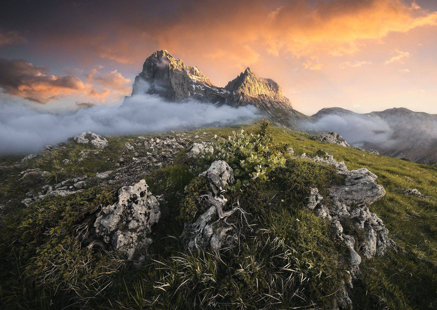 #landscape #mountains #gransasso #italy #sunset, Roksolyana Hilevych