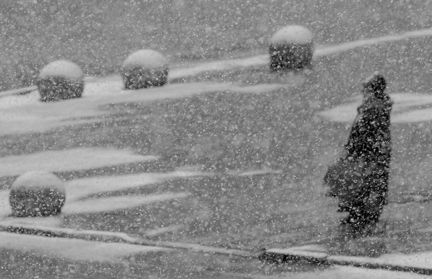 снег, город, улица, Михаил Агеев