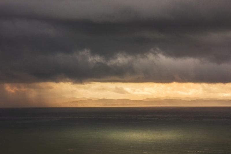 пейзаж, владивосток, приморский край, рассвет, море, горы  Владивосток фото превью