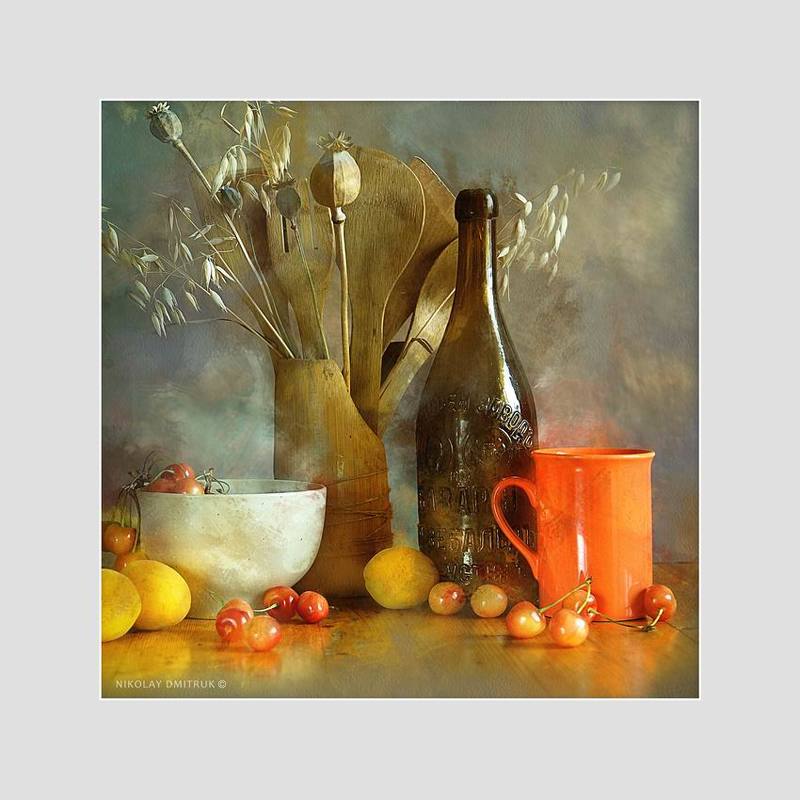натюрморт дмитрук оранжевая чашка. студия непрерывного света 26 фото превью